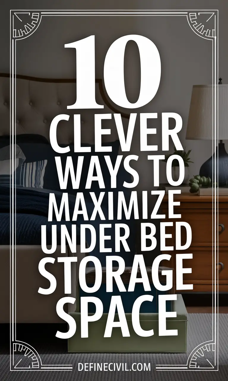 10 Genius Under-Bed Storage Hacks