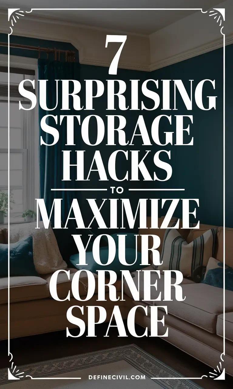 Clever Corner Storage Hacks