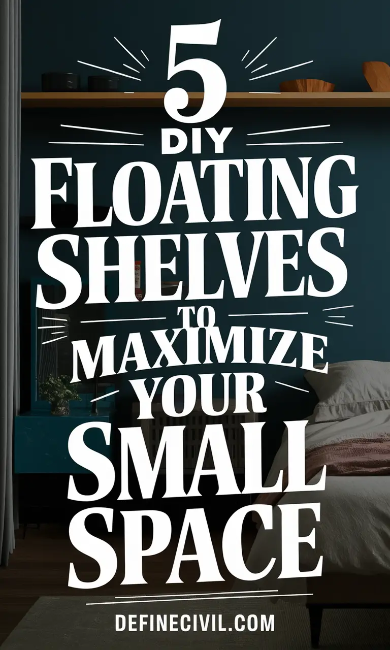 DIY Floating Shelves That Save Space