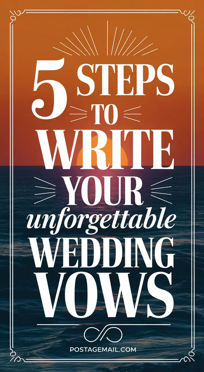 How to Write the Perfect Wedding Vows