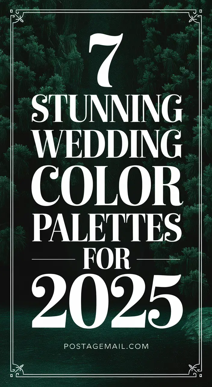 The Best Wedding Color Palettes for 2025