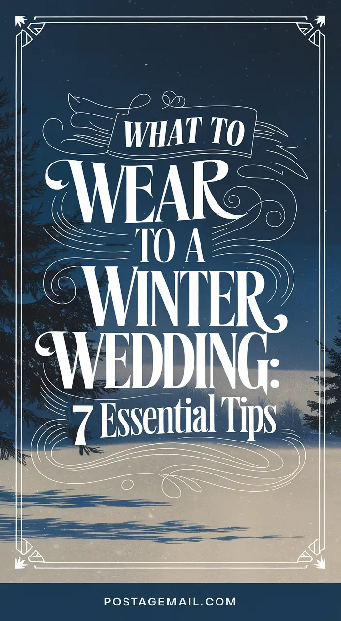 What to Wear to a Winter Wedding