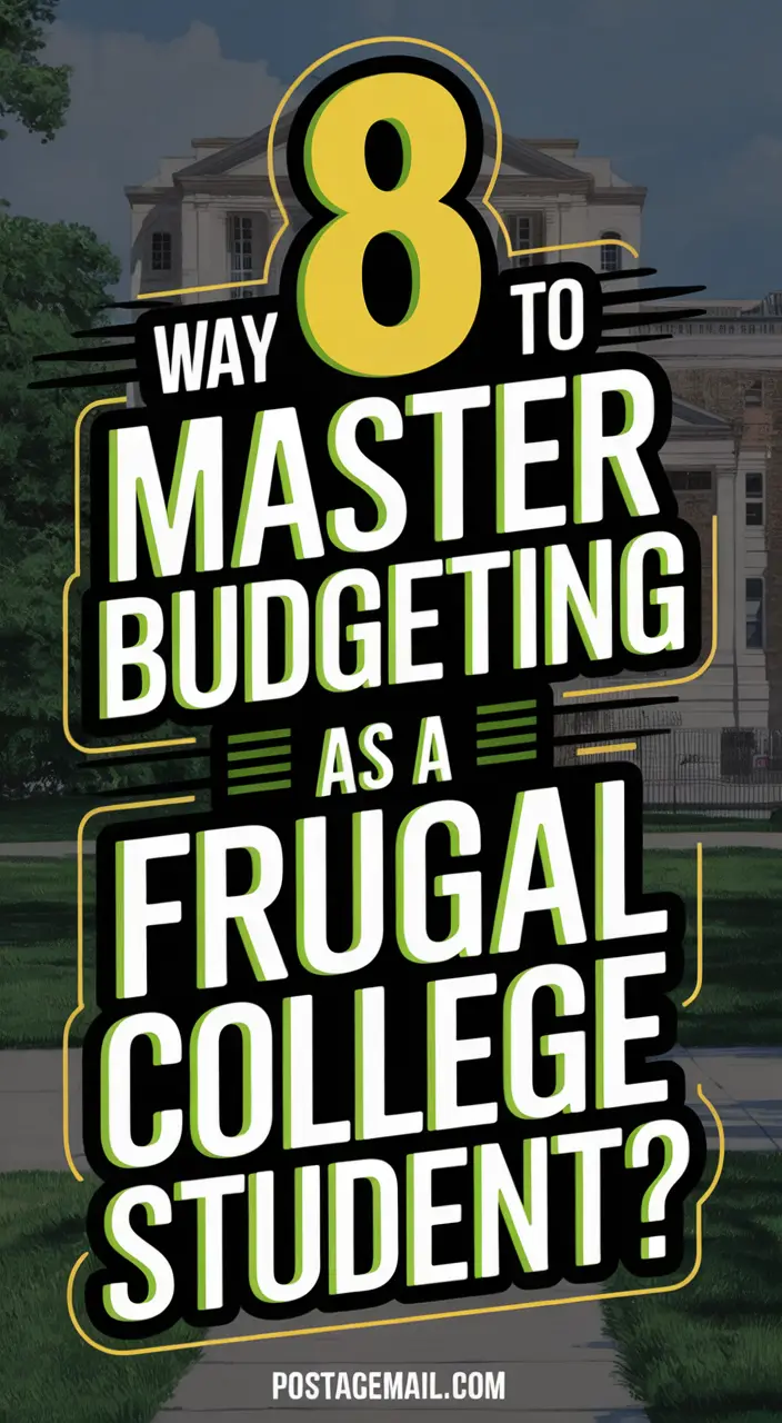8 Best Budgeting Strategies for College Students