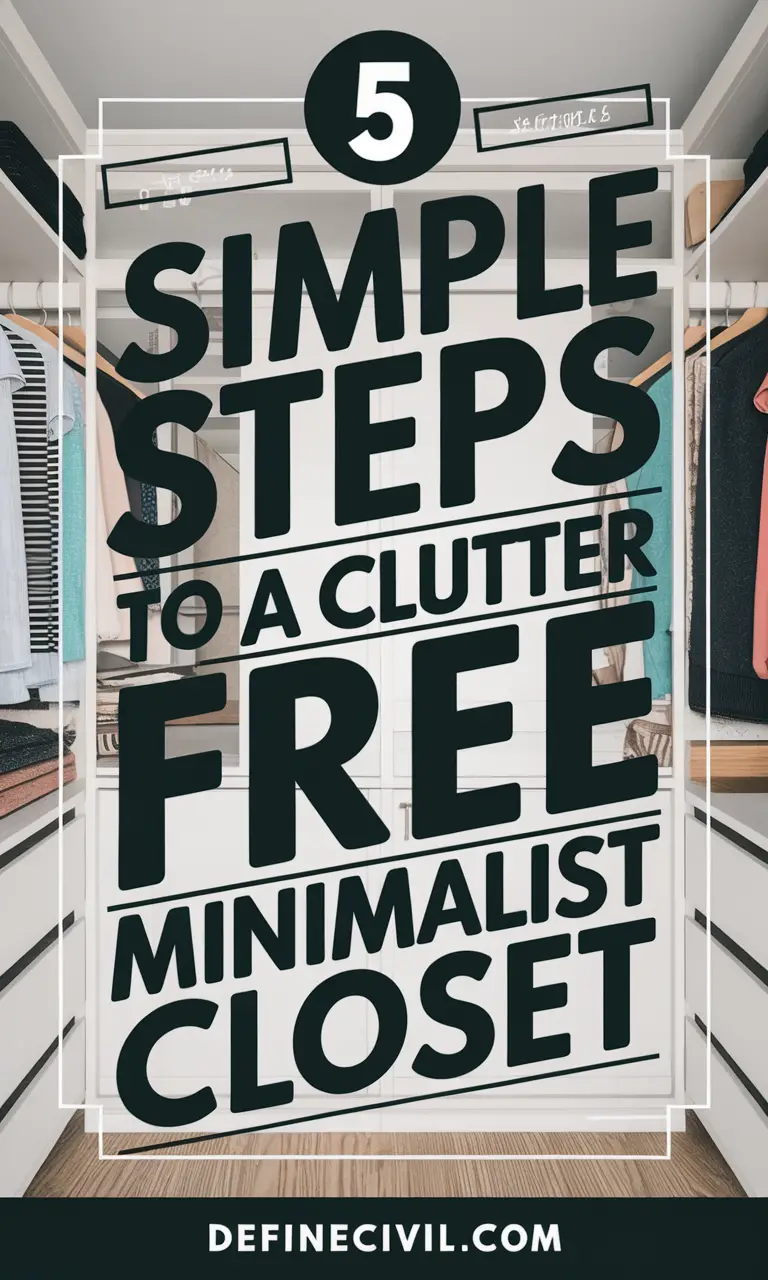 Minimalist Closet Makeover Ideas