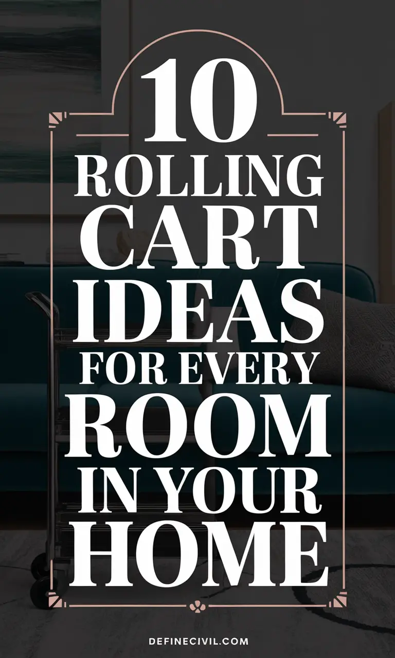 Rolling Carts for Every Room