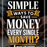 20 Ways to Save Money Every Month