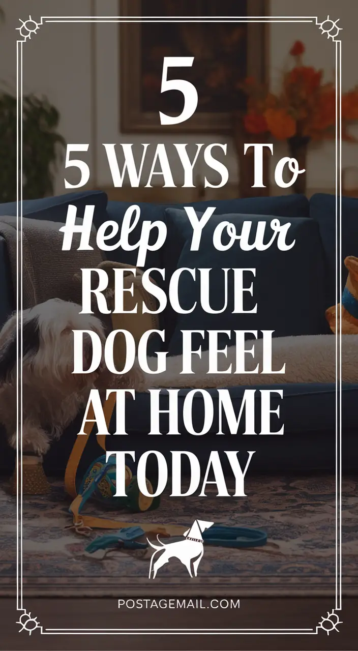 How to Help a Rescue Dog Adjust to Their New Home