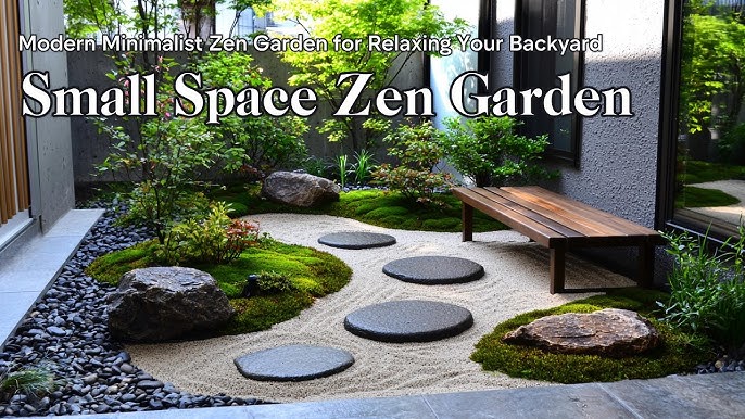 Small Space Zen Garden: Modern Minimalist Zen Garden for Relaxing ...