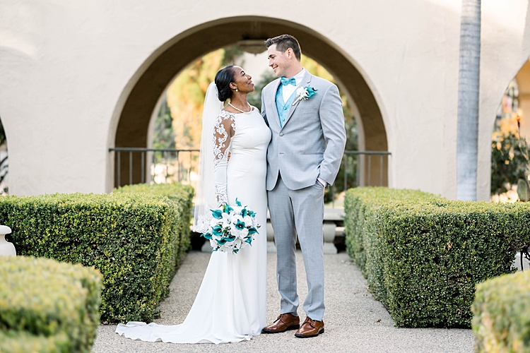 A Family-Focused Jewish Wedding in Teal and Silver at The Prado at ...