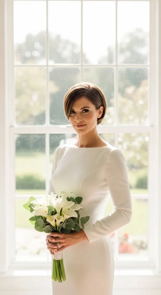 How to Style Short Hair for a Beautiful Wedding Day Look