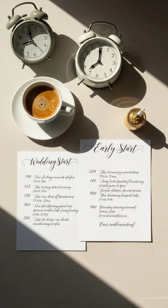 24 Wedding Day Timeline Tips to Keep Everything Running Smoothly