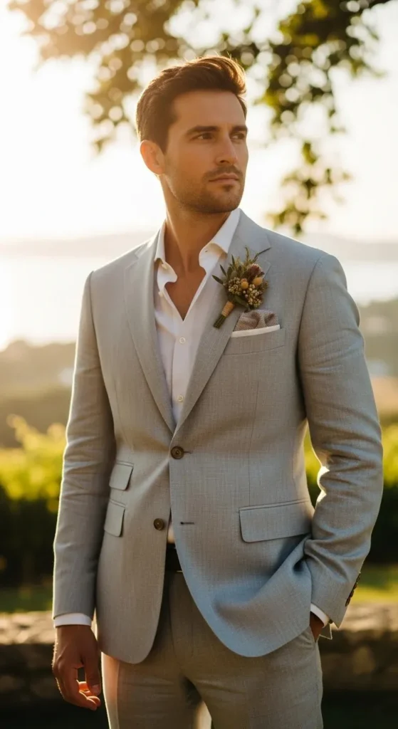 20 Stylish Groom’s Attire Ideas That Will Make Him Stand Out