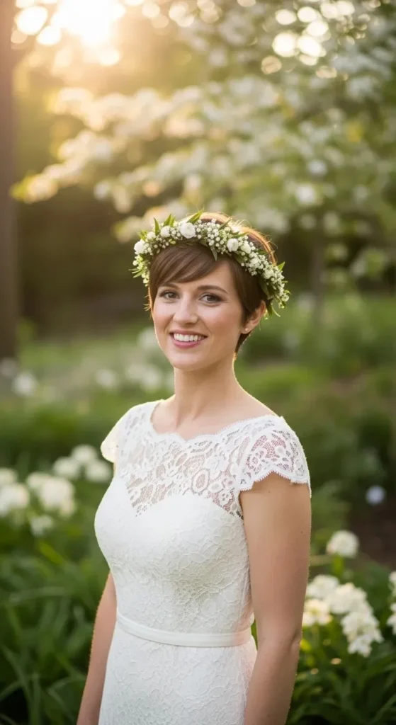 23 Stunning Wedding Hairstyles for Short Hair That Will Turn Heads