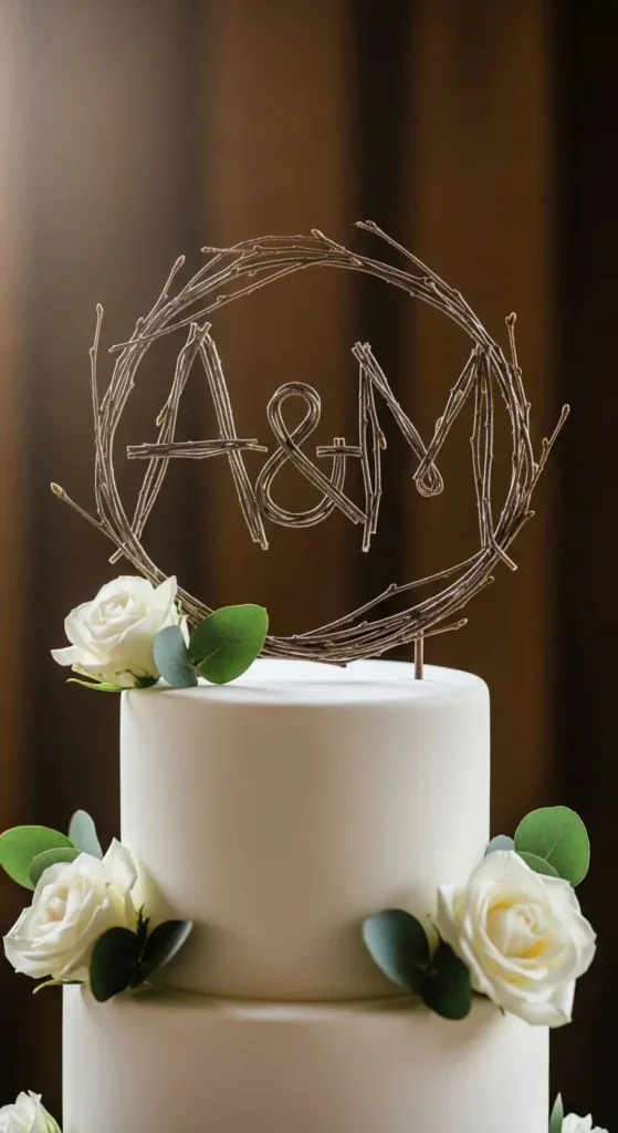 20 Cute Wedding Cake Toppers to Add a Personal Touch