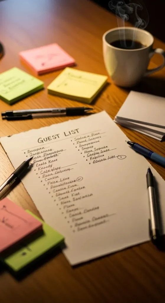 How to Organize Your Wedding Guest List and Keep It Stress-Free