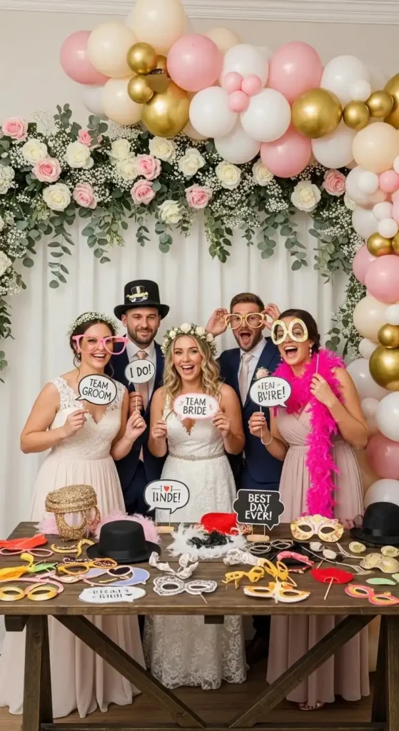 How to Use Wedding Photo Props for Fun and Memorable Pictures