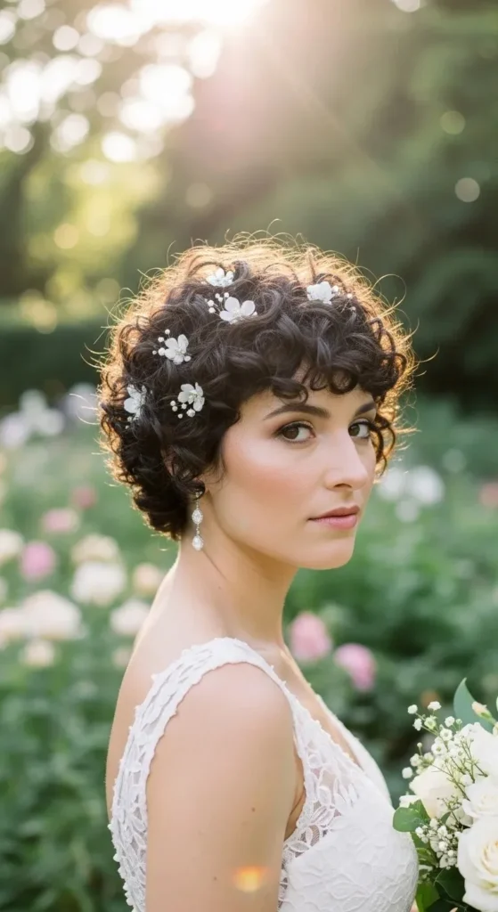 23 Stunning Wedding Hairstyles for Short Hair That Will Turn Heads