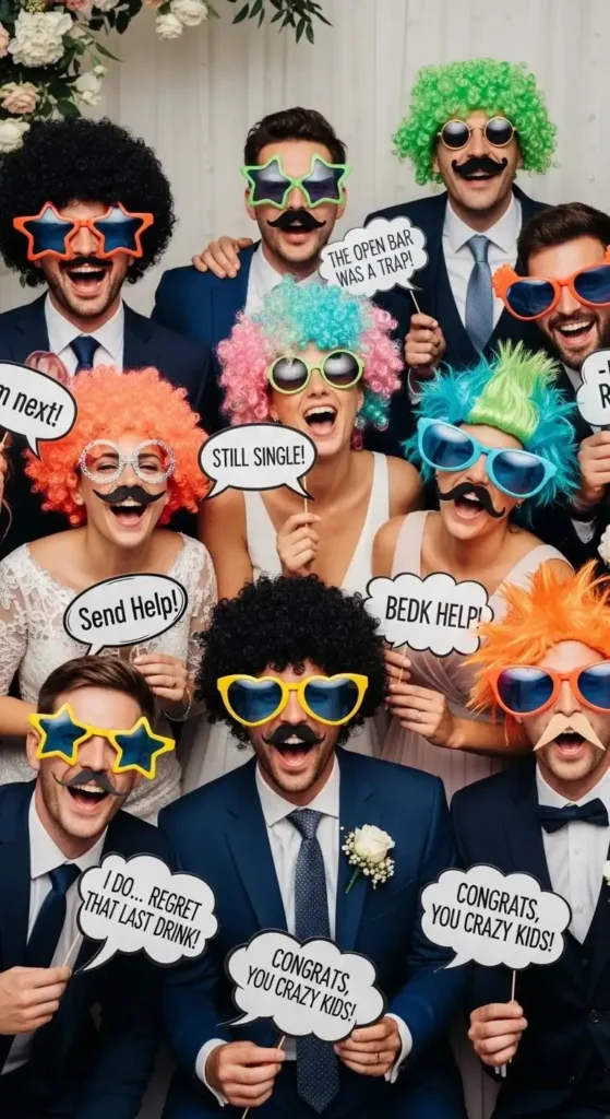 How to Use Wedding Photo Props for Fun and Memorable Pictures