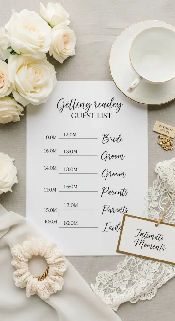 24 Wedding Day Timeline Tips to Keep Everything Running Smoothly
