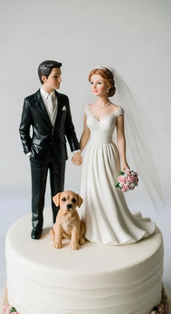20 Cute Wedding Cake Toppers to Add a Personal Touch