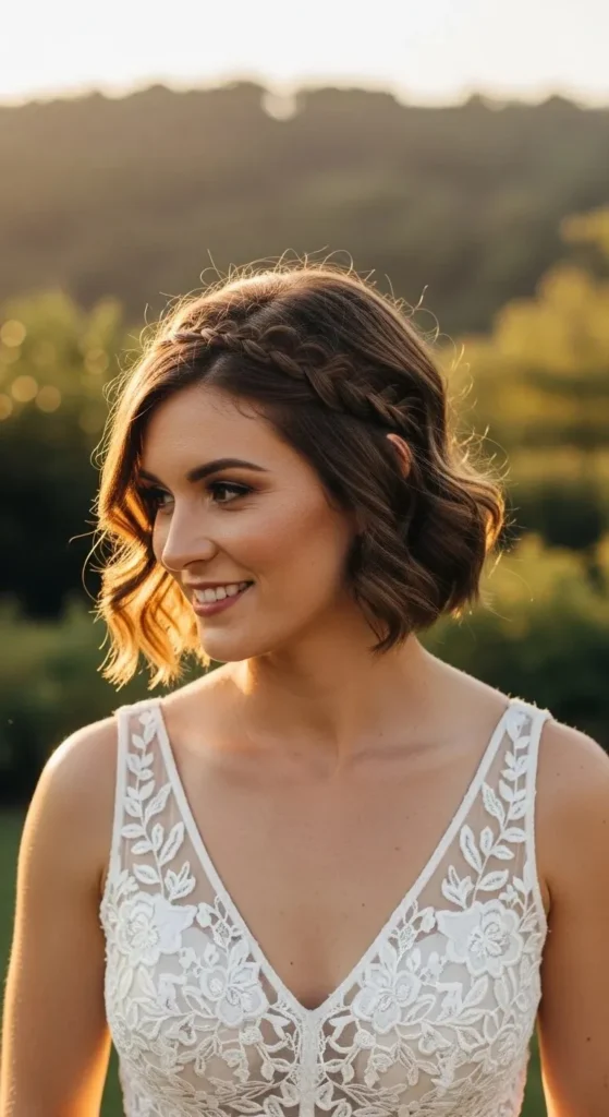 23 Stunning Wedding Hairstyles for Short Hair That Will Turn Heads