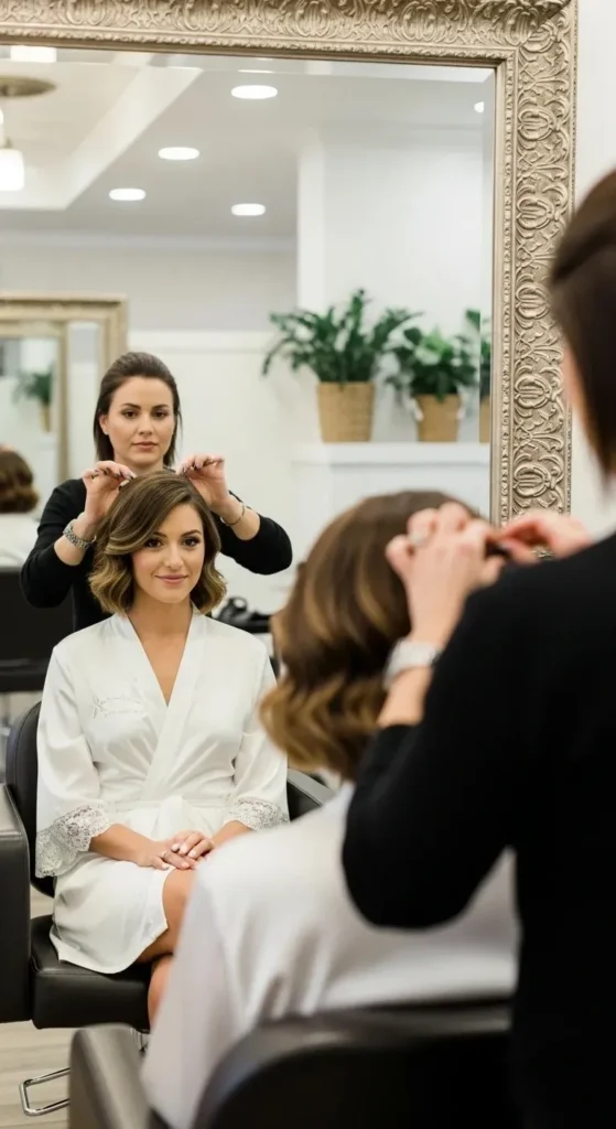 How to Style Short Hair for a Beautiful Wedding Day Look